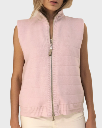 オーラリー SUPER FINE CASHMERE SILK KNIT VEST Cashmere and silk sweater vest in grey - Auralee | Mytheresa