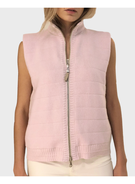 CASHMERE-SILK REVERSIBLE VEST