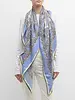 CASHMERE PRINTED SCARF: PAISLEY: LIGHT BLUE