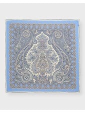 BABY BLUE CASHMERE PRINTED SHAWL: PAISLEY