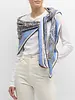 CASHMERE PRINTED SCARF: PAISLEY: LIGHT BLUE