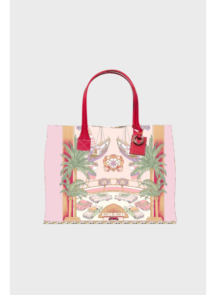 TOTE BAG SMALL: MIAMI: PINK