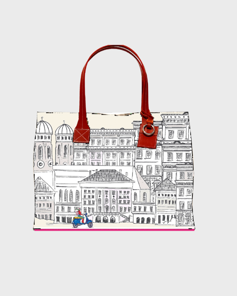 TOTE BAG SMALL: ASTI: IVORY