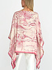 CASHMERE PRINTED PONCHO: CAIRO:  LIGHT PINK