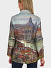 SILK PRINTED QUILTED JACKET: VENICE: MULTI