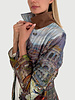 SILK PRINTED QUILTED JACKET: VENICE: MULTI