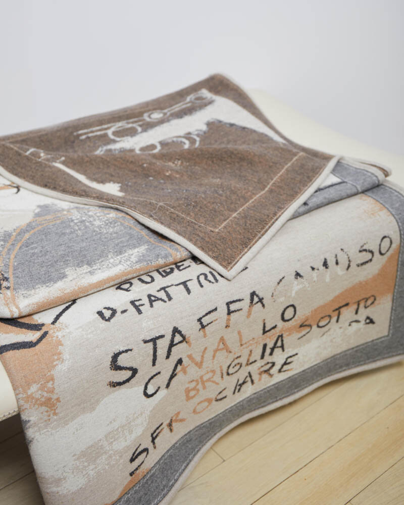CASHMERE SILK WOOL JAQUARD THROW: LUCCA THROW