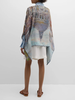 CASHMERE  PRINTED PONCHO: VENICE: MULTICOLOR