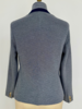 DOUBLE COTTON PIQUE 3 BUTTON JACKET: NAVY