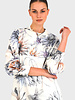 TRAPUNTO DRESS WITH NO WAIST: DAHLIA: IVORY
