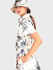 COTTON DRESS WITH BELT AND WAIST: DAHLIA: IVORY