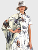 CASHMERE PRINTED SCARF: DAHLIA: IVORY
