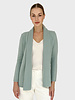 SHAWL NECK SIMPLE SWEATER: LUCIA: SEA FOAM