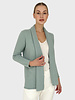 SHAWL NECK SIMPLE SWEATER: LUCIA: SEA FOAM