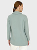 SHAWL NECK SIMPLE SWEATER: LUCIA: SEA FOAM
