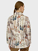 SILK PRINTED QUILTED JACKET: REMINI: BEIGE