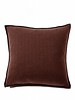 HENRY HERRINGBONE PILLOW: 100% COTTON: 21" X 21": SLATE-TAB