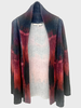 MARGHERITA RIBBED JACKET: TIE AND DYE: NAVY