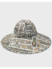 PRINTED BIG HAT: PALM BEACH: MULTICOLOR