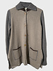 HERRINGBONE JACKET:  TAUPE-ANTRACITE