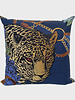 SILK PRINTED  PILLOW ON BOTH SIDE : ZAMBIA PILLOW : 21" X 21"