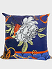 SILK PRINTED  PILLOW ON BOTH SIDE : ZAMBIA PILLOW : 21" X 21"