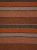 CASHMERE BLEND STRIPES THROW: 52" X 75": BROWN-BURNT-TAUPE
