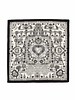 ELIZABETH,  CASHMERE-WOOL-SILK SHAWL: BLACK-GRAY