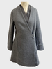 DOUBLE LAYER COAT: DARK GRAY
