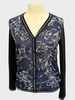 BOMBER W/ FRONT SILK: CONSTELLATION-NAVY