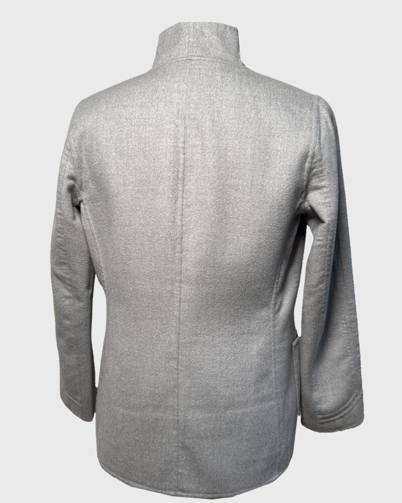 DOUBLE FACE JACKET: GRAY
