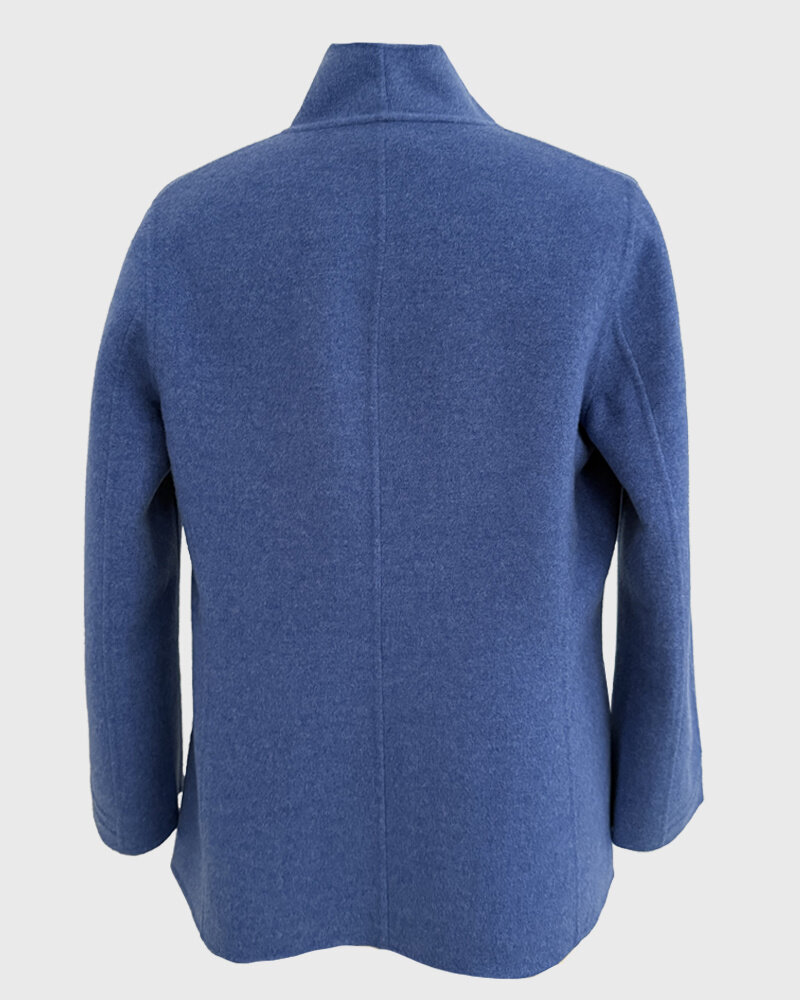 DOUBLE FACE JACKET: INK-PEARL