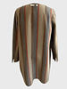 DOUBLE FACE CASHMERE COAT W/O TULLE: CAMEL(OUTSIDE), STRIPE(INSIDE): CAMEL