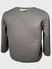 DOUBLE FACE COLLARLESS JACKET: NAVY-GRAY SQUARES