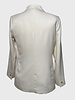 CASHMERE TWILL 2 BUTTON BLAZER: IVORY