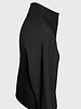 DOUBLE FACE WOOL CAPELET: BLACK