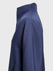 DOUBLE FACE WOOL CAPELET: NAVY