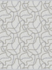 CASHMERE PRINTED  SCARF: DEVON: GRAY