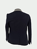 CASHMERE DOUBLE FACE JACKET: NAVY-GRAY