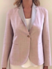WOOL-SILK-LINEN DOUBLE FACE JACKET: PINK