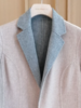 WOOL-SILK-LINEN DOUBLE FACE JACKET: PINK