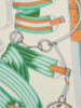 SILK PRINTED SCARF: STIRRUPS: FOREST