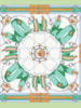 SILK PRINTED SCARF: STIRRUPS: FOREST