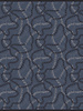 CASHMERE PRINTED PONCHO: DEVON: BLUE