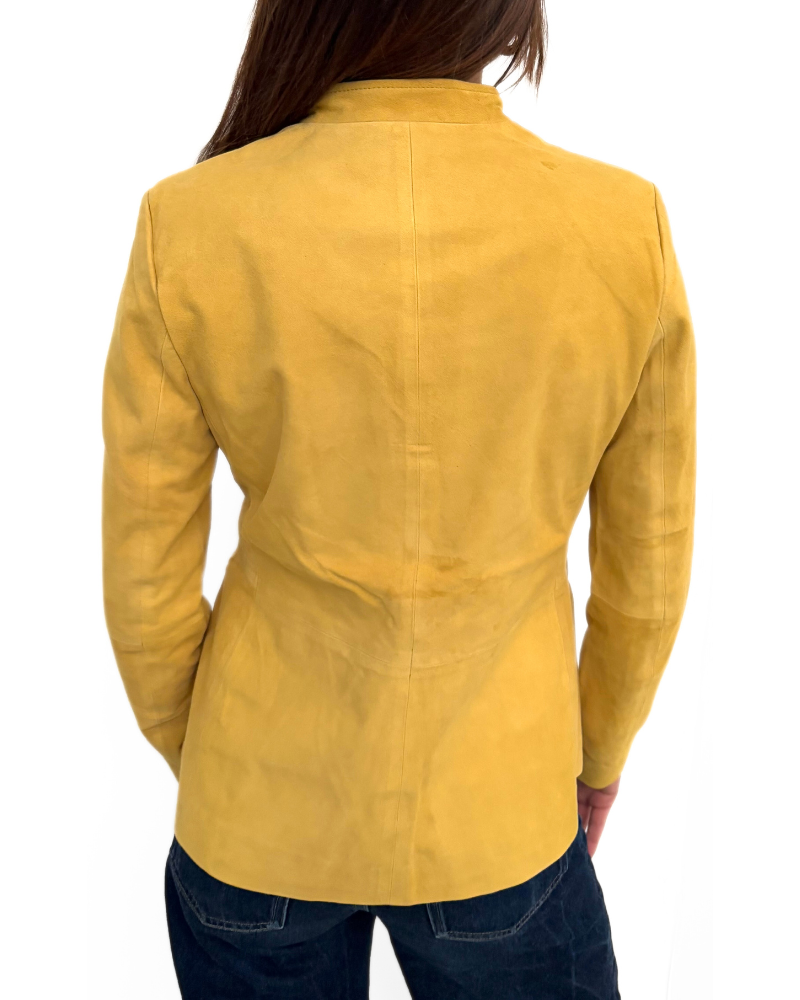 SUEDE JACKET : YELLOW