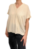 KNIT KIMONO WITH FRINGES: VANILLA