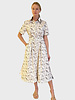 NO WAIST HALF SLEEVE DRESS: KENSINGTON: BEIGE