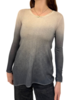 TIE DYE ASYMMETRIC TUNIC: GRAY TONES
