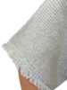 EMBELLISHED TUNIC W/ FRINGES: SILVER