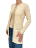 LONG CARDIGAN WITH CHAIN: IVORY
